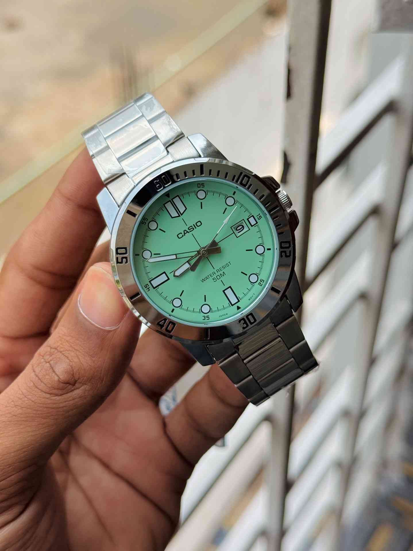 Casio Enticer MTP-VD01D-3E1VUDF Tiffany Blue Dial Men's Watch